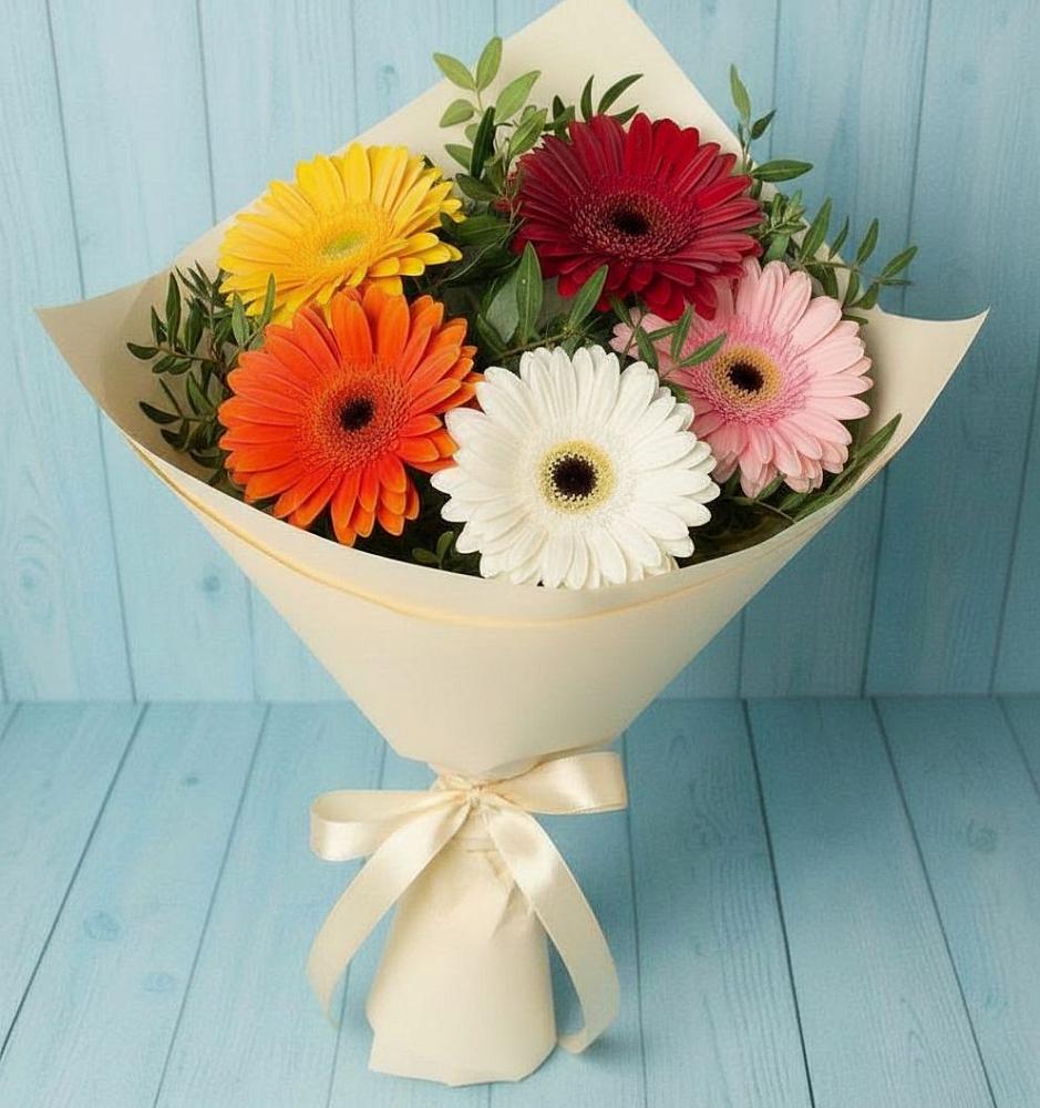 Букет цветов из: Герберы в Благовещенске Республики Башкортостан