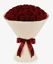 Букет 101 Бордовая роза Блэк Бакарра в Благовещенске Республики Башкортостан