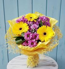 Букет цветов из:  Хризантемы и Герберы в Благовещенске Республики Башкортостан