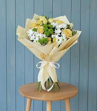 Букет цветов из:  Хризантемы и Розы в Благовещенске Республики Башкортостан