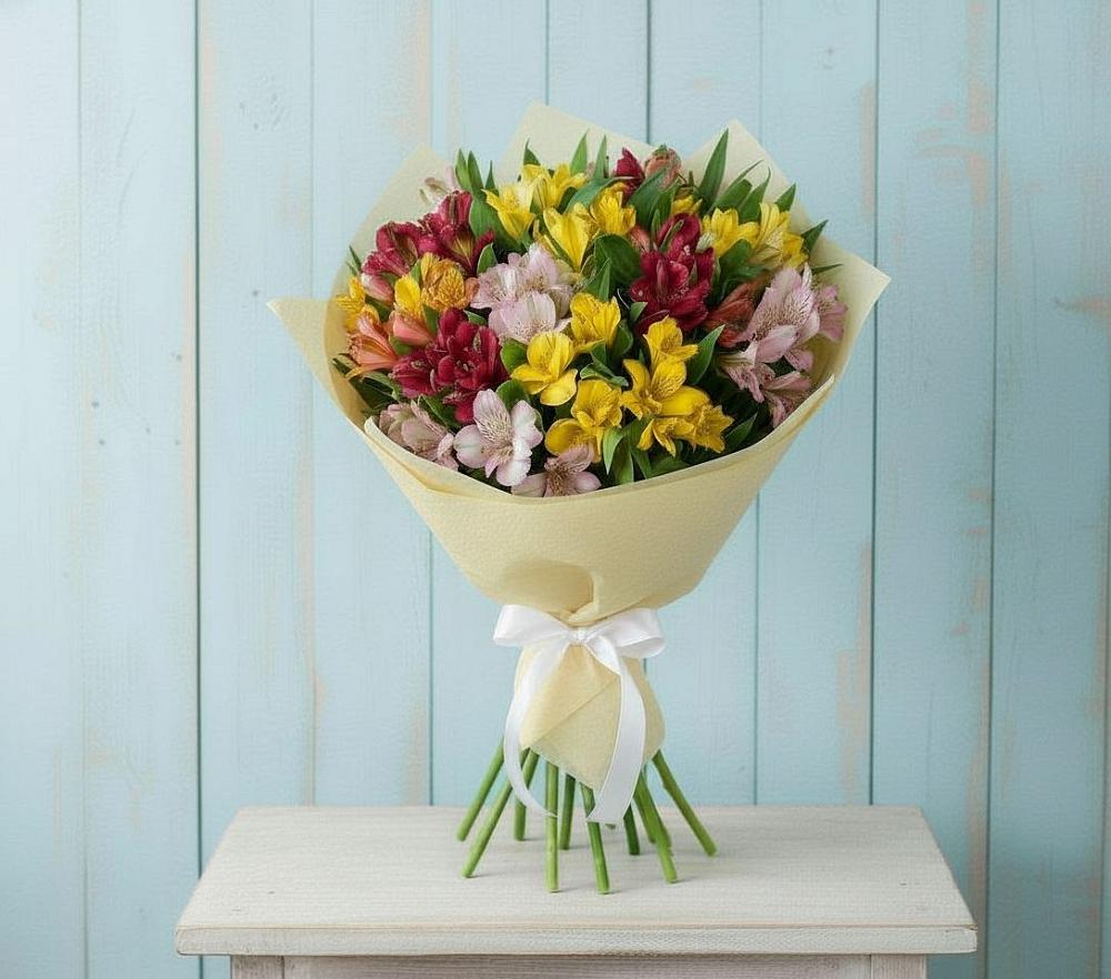 Букет цветов из: Альстромерии в Благовещенске Республики Башкортостан