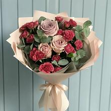 Букет цветов из:  Гвоздики и Розы в Благовещенске Республики Башкортостан