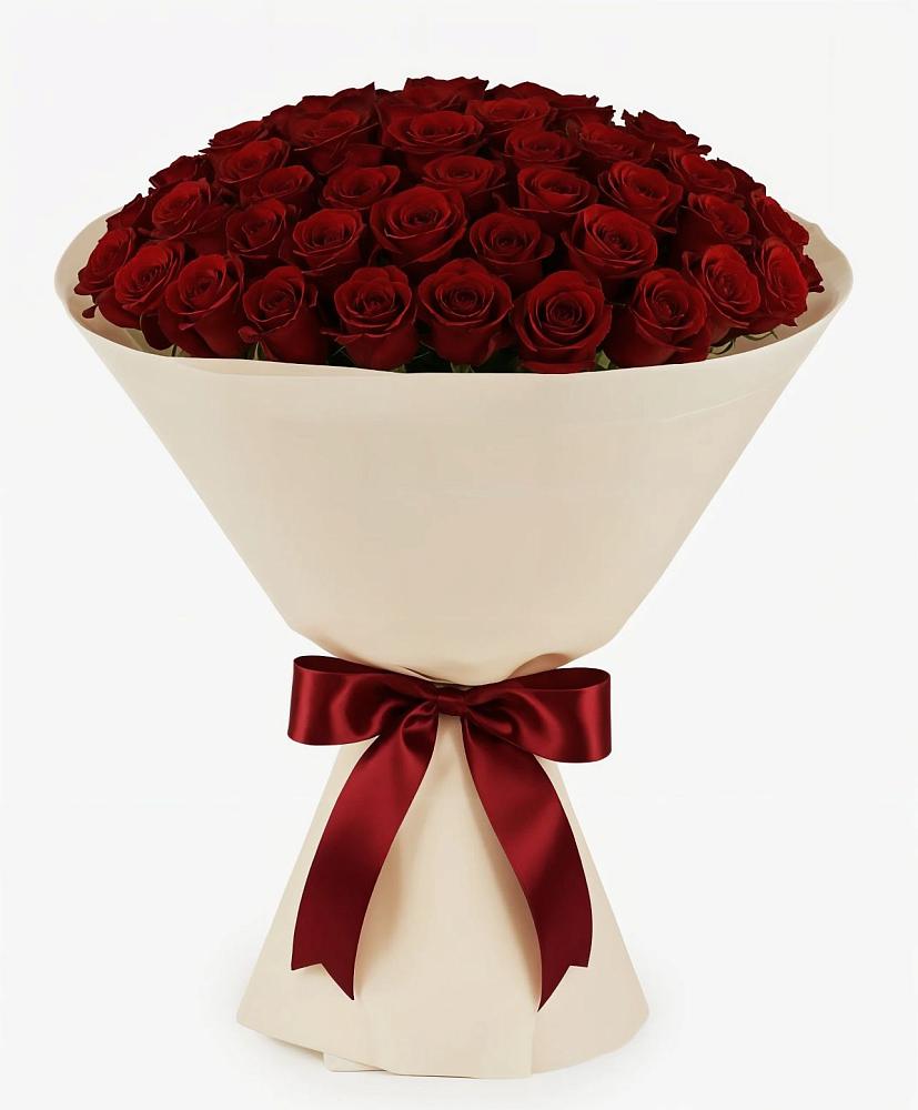 Букет 101 Бордовая роза Блэк Бакарра в Благовещенске Республики Башкортостан