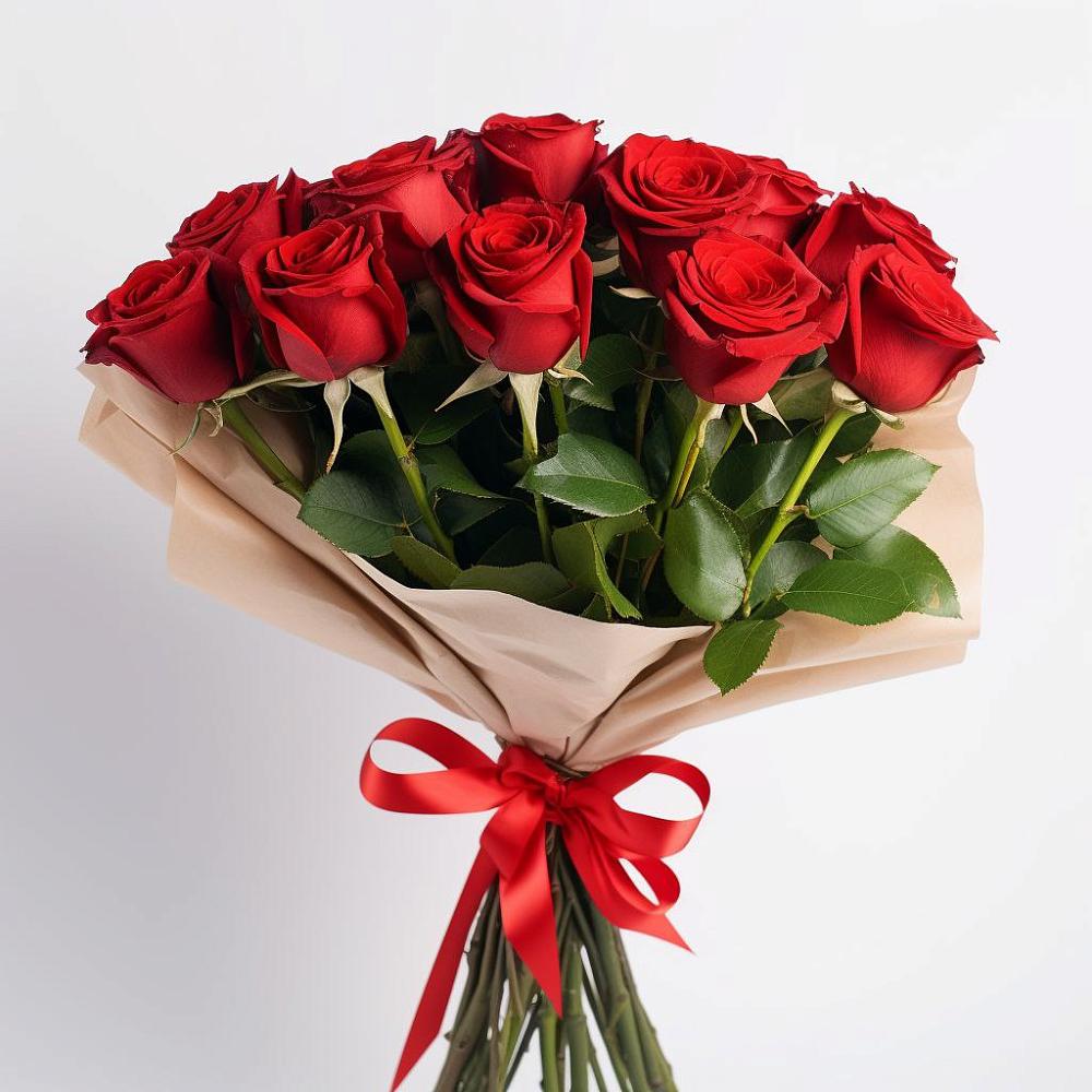 Букет 11 Красных роз Эдлесс Лав в Благовещенске Республики Башкортостан